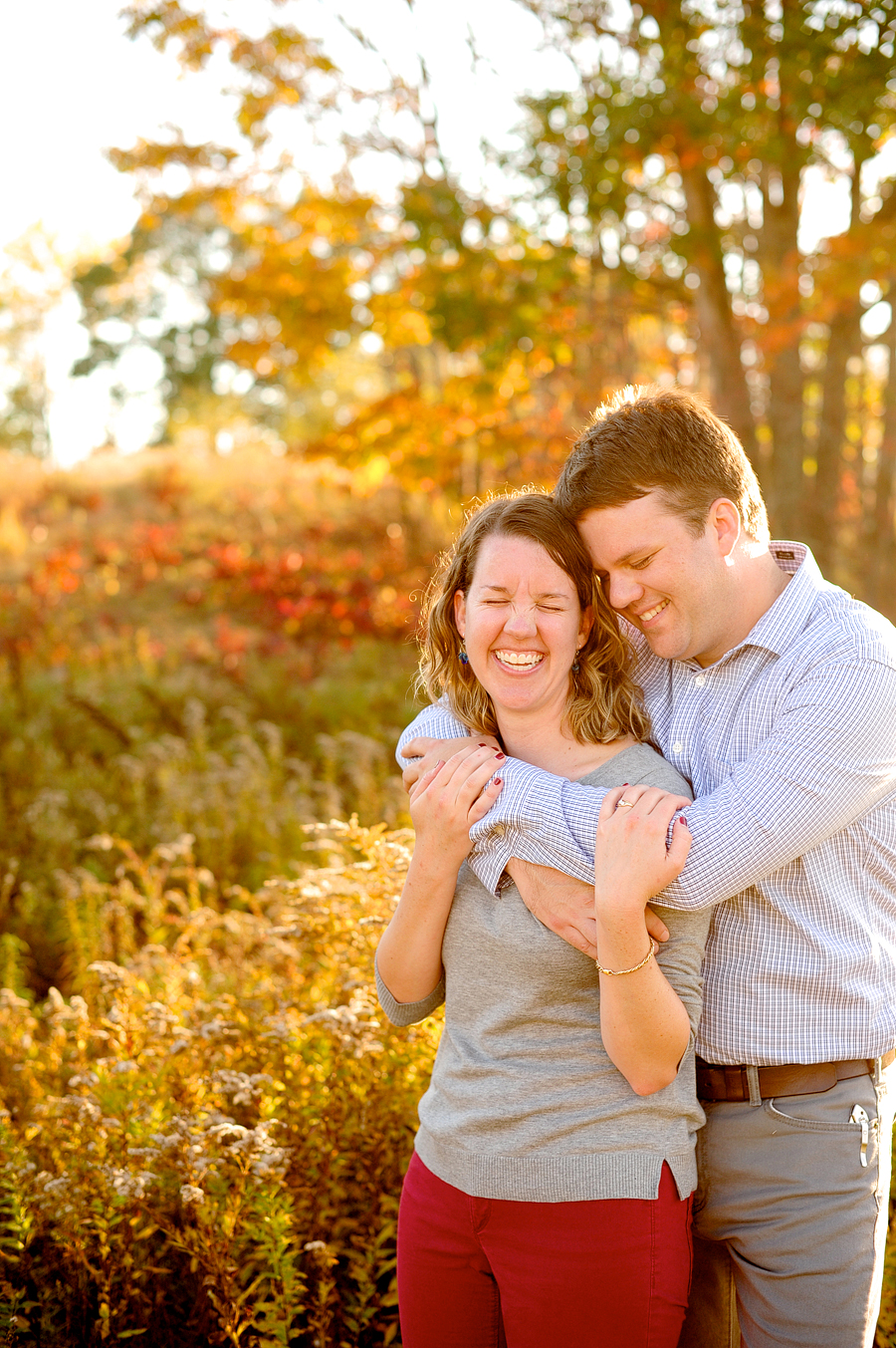 fuller farm autumn engagement photos