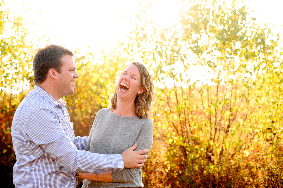 fun engagement photos in maine