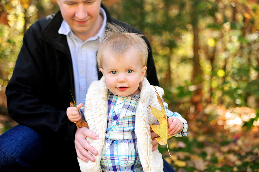 family session in fall foliage