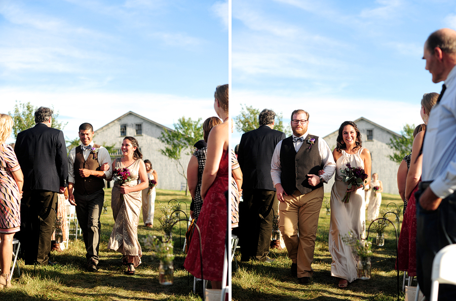 maine backyard wedding in parsonsfield