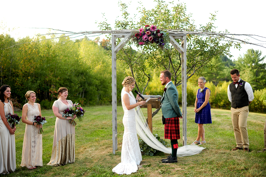 wedding in parsonsfield maine