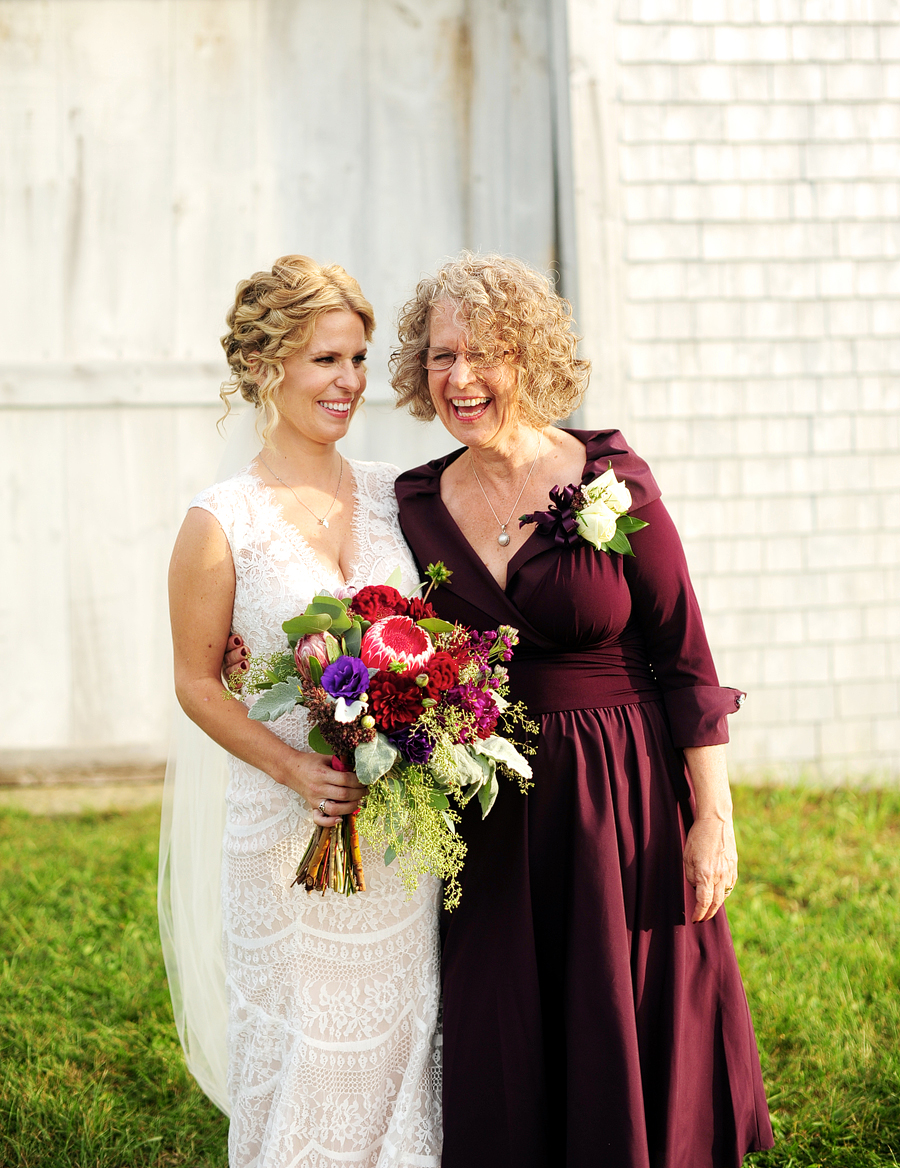 backyard maine wedding