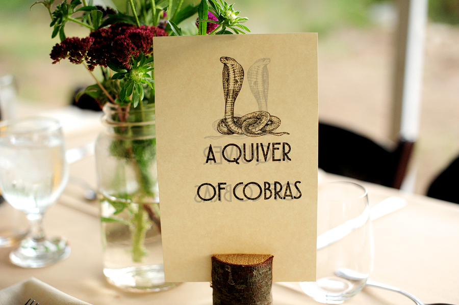 unique wedding table name