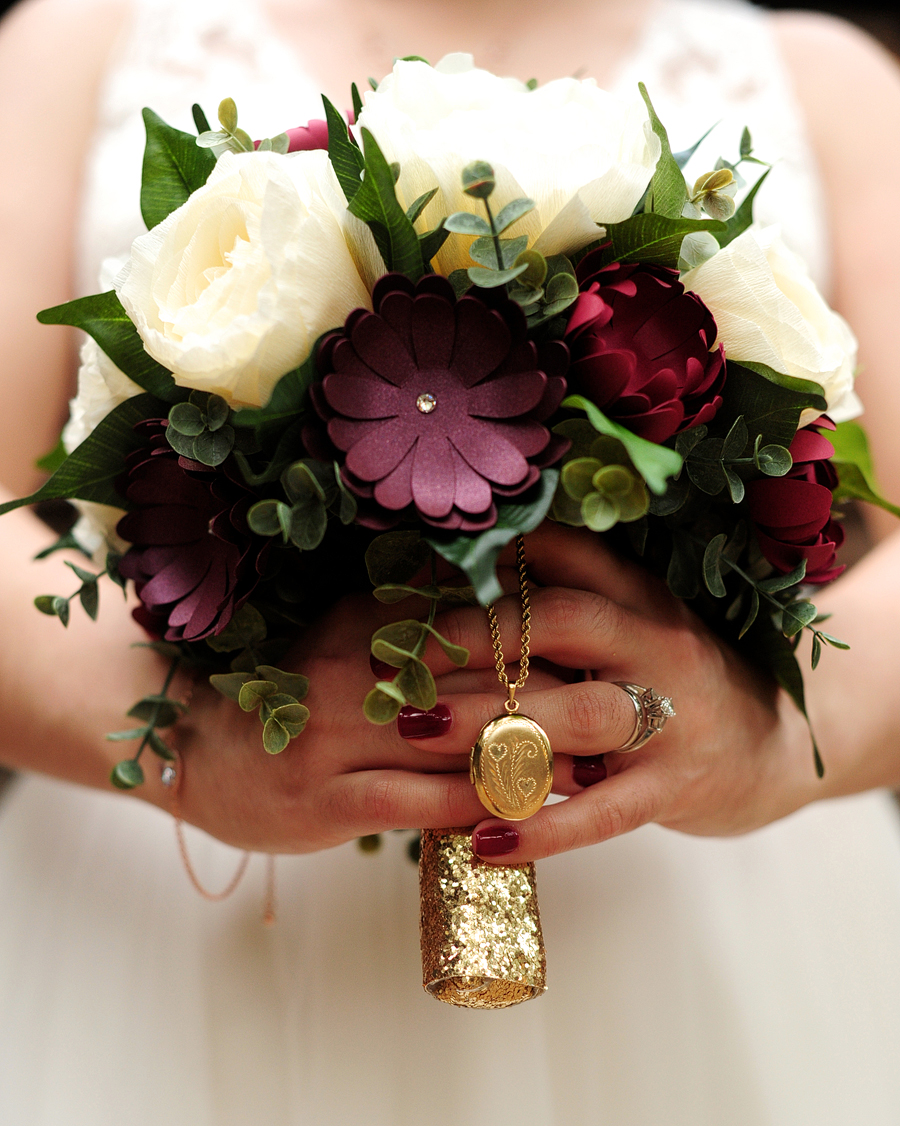 paper wedding bouquet