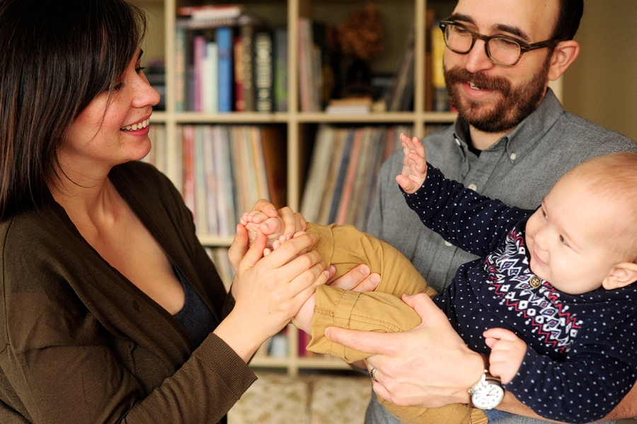 intimate baby session in portland, maine