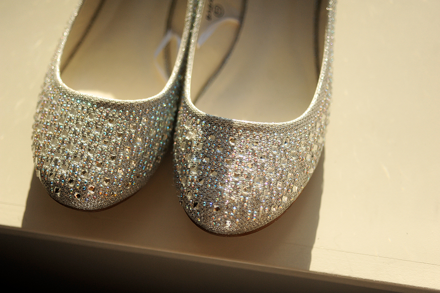 sparkly wedding shoes