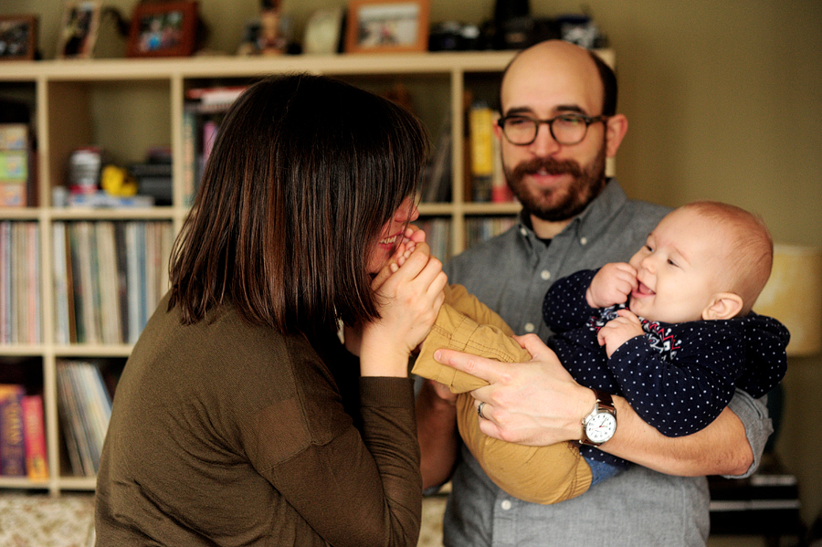 intimate baby session in portland, maine