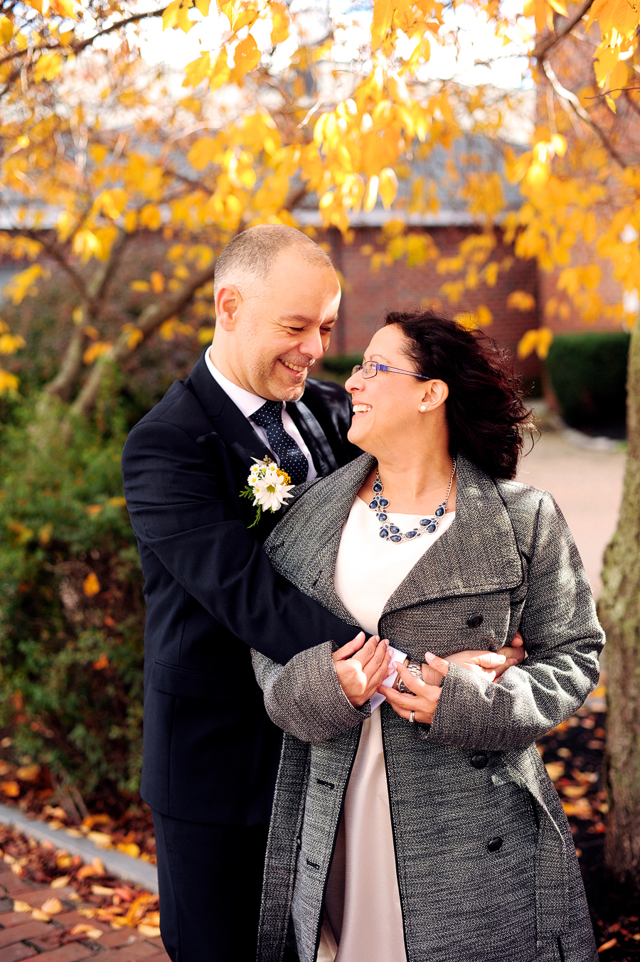 fall elopement in maine