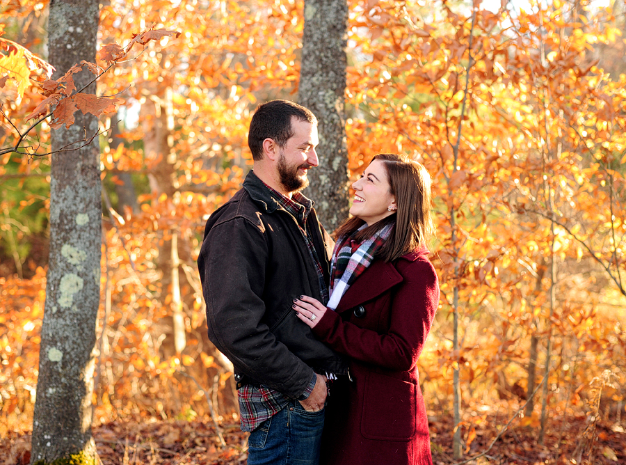 old farm christmas place engagement session