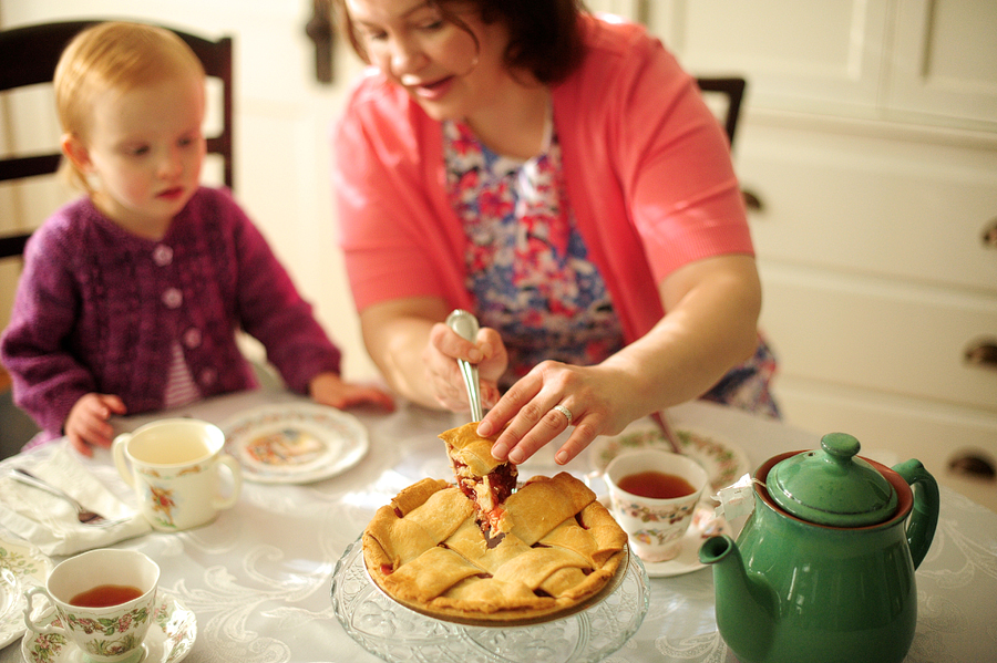 tea party family session