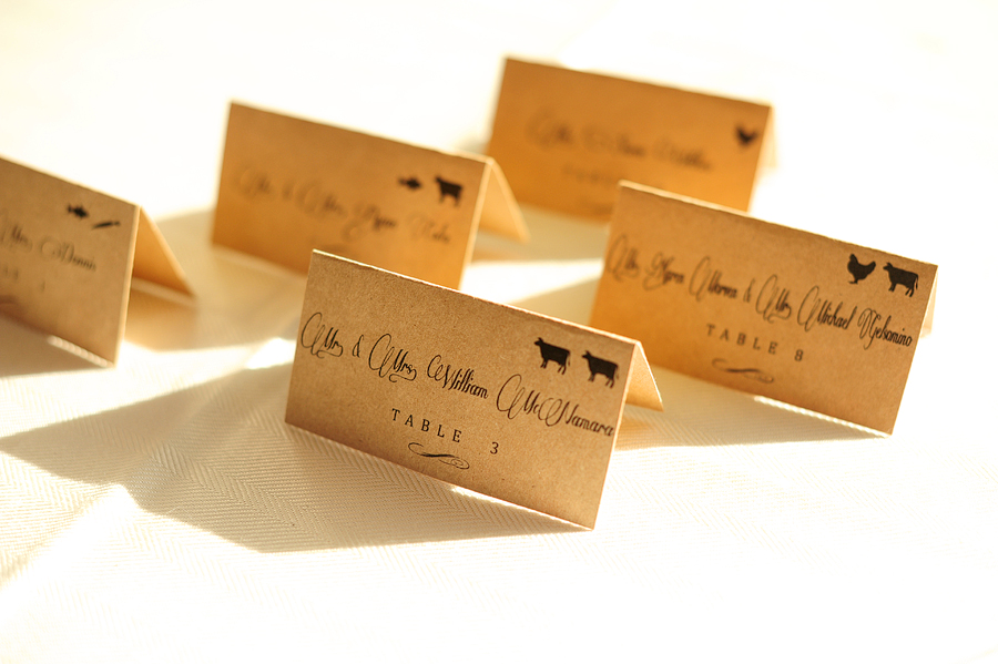 wedding place cards