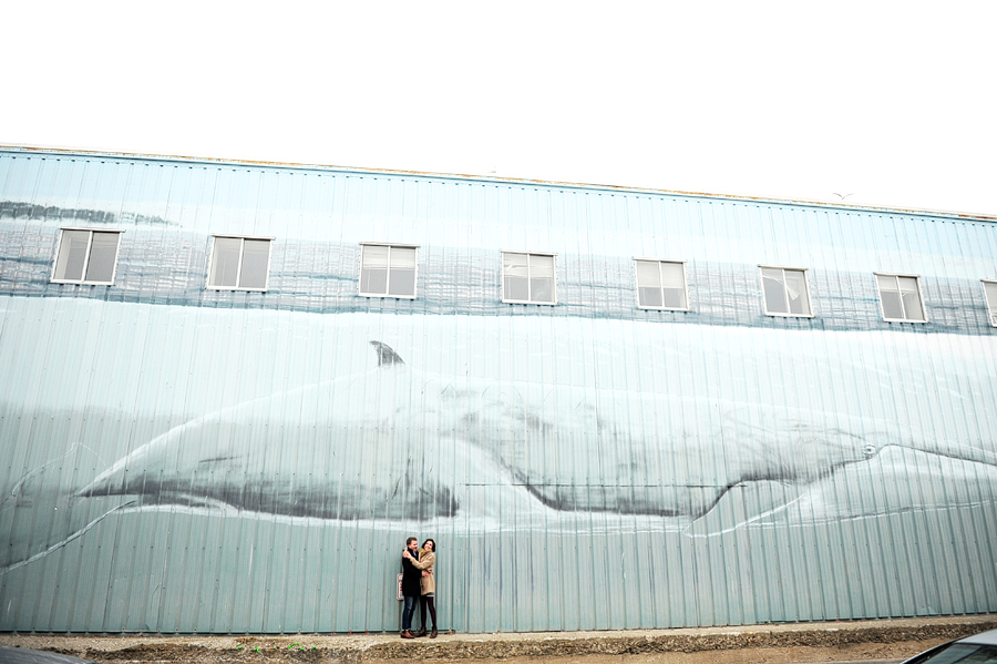 portland waterfront engagement session