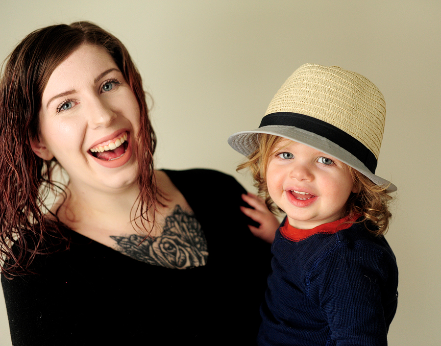 cute family session in portland, maine