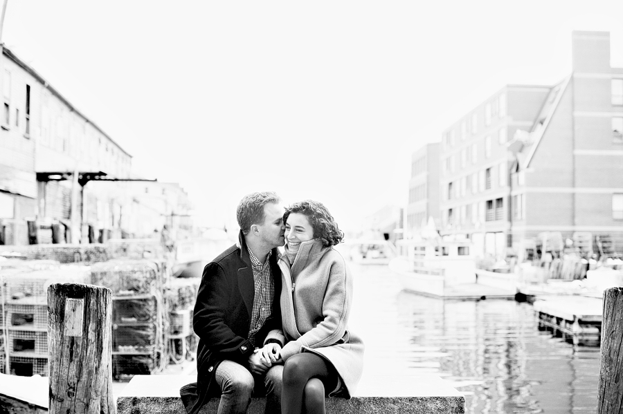 portland waterfront engagement session