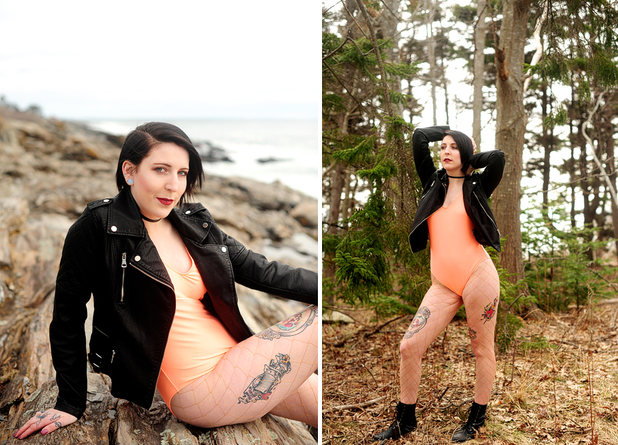 cape elizabeth, maine outdoor boudoir