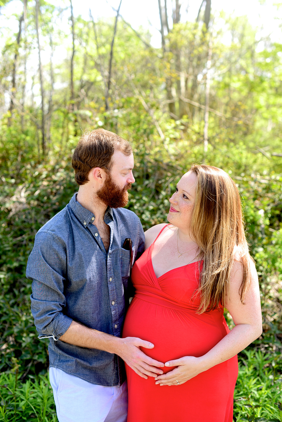 two lights state park maternity photos