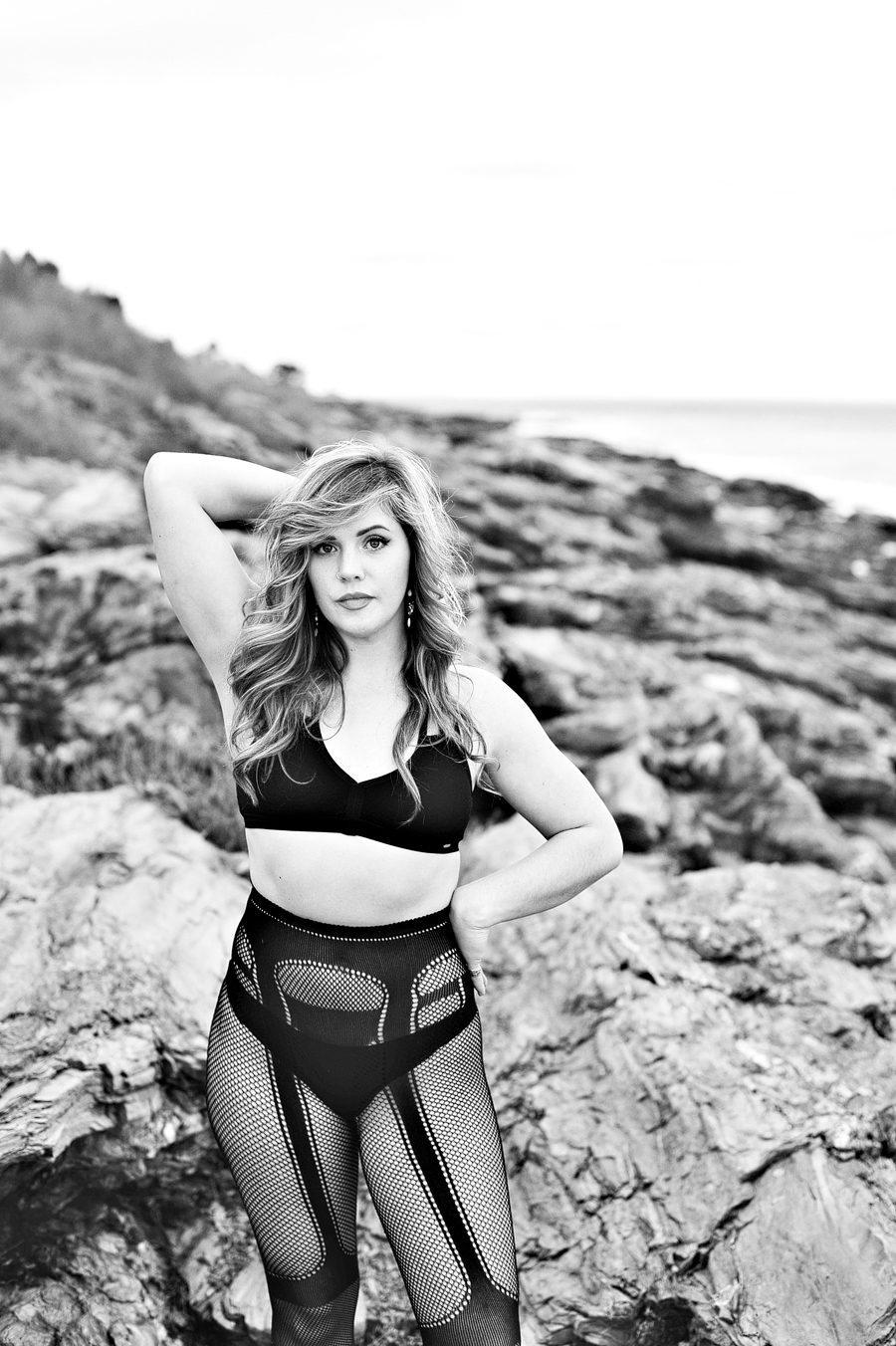 maine rocky coast boudoir