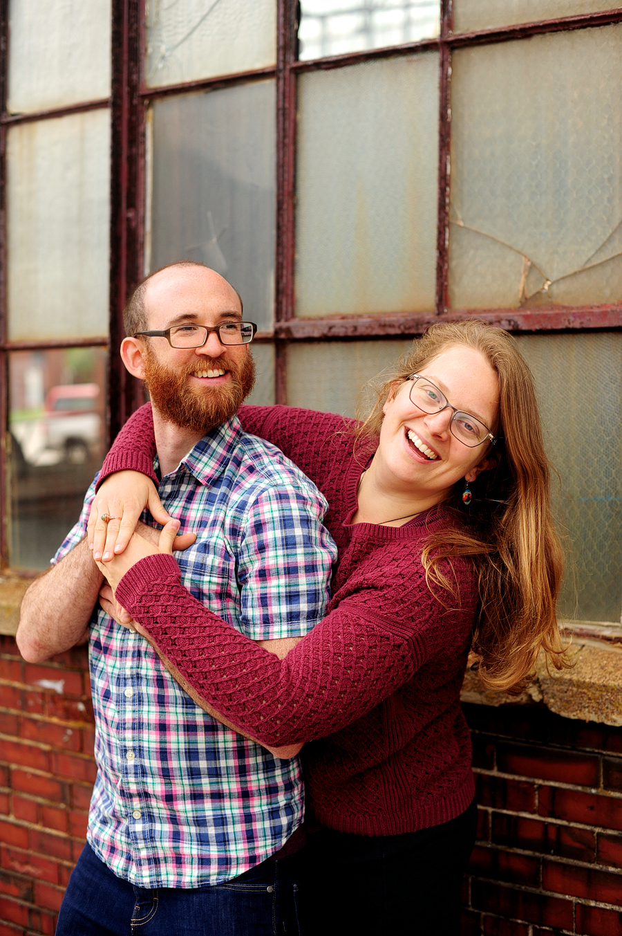 fun engagement photos in portland, maine