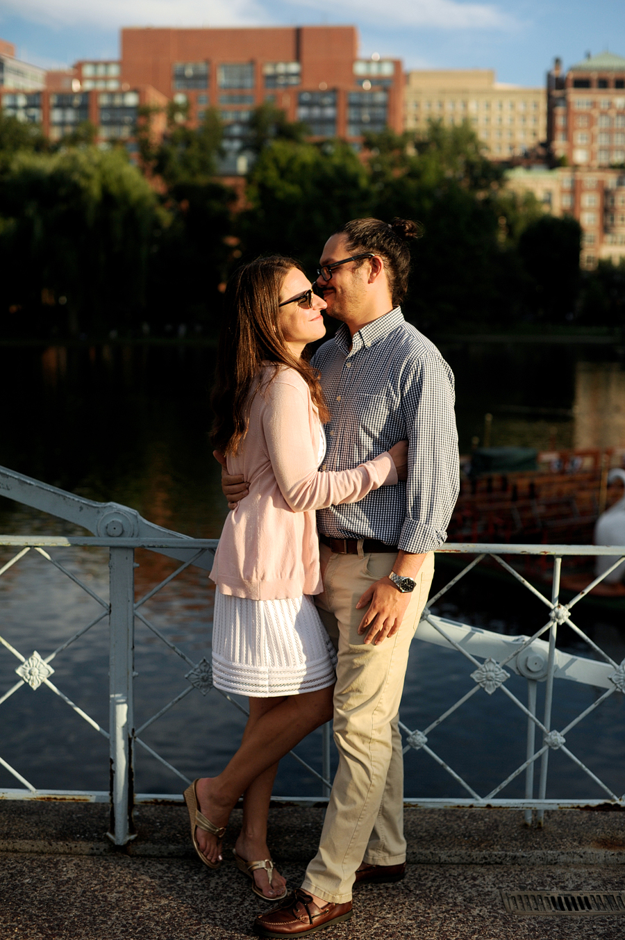 boston common engagement photos