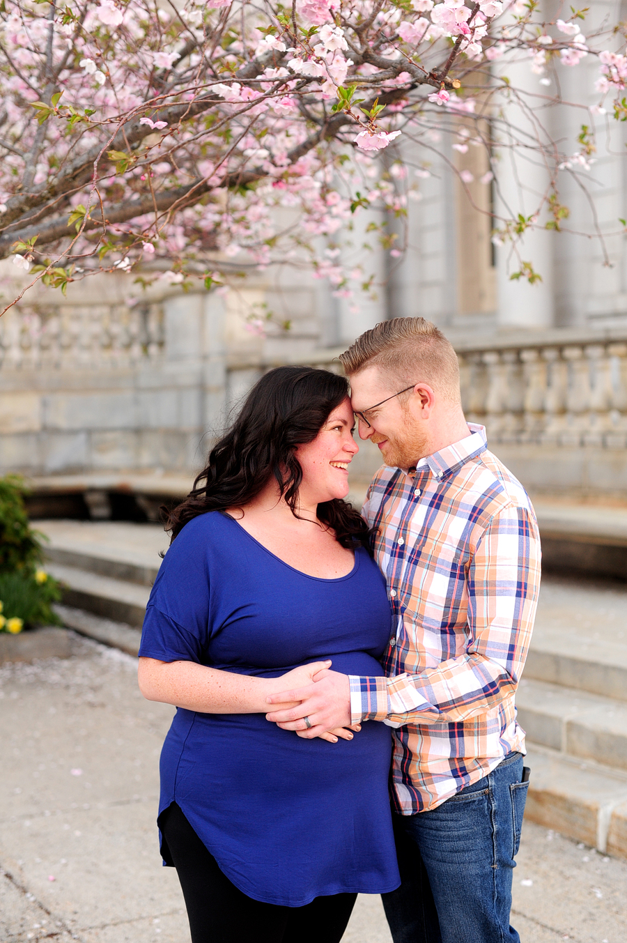 downtown portland maternity session