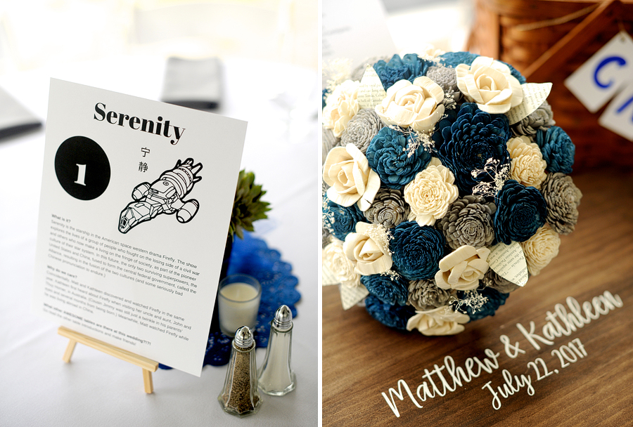 nerdy wedding centerpieces