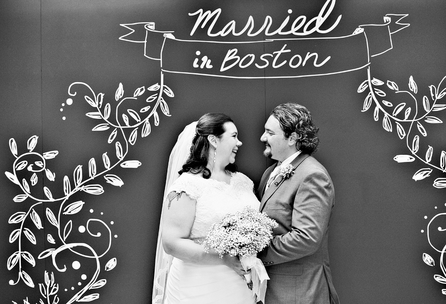 wedding at boston city hall