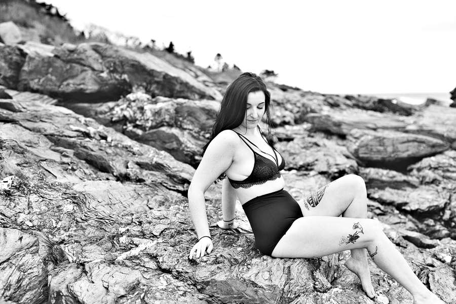 rocky coast boudoir in maine