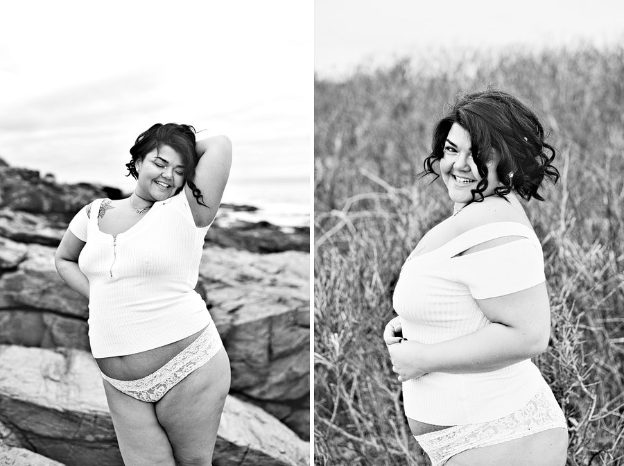 boudoir session in maine