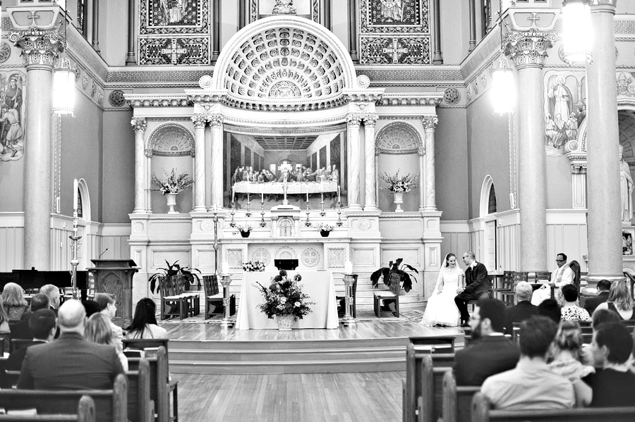 boston wedding at st. cecilia parish