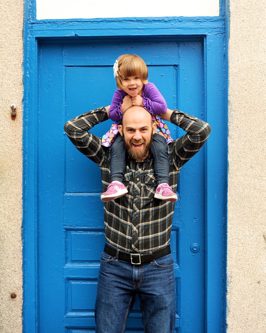 fun family photos in maine