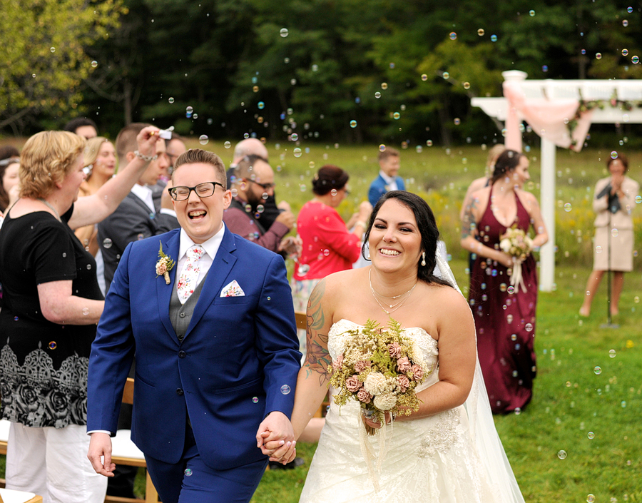 on the marsh wedding