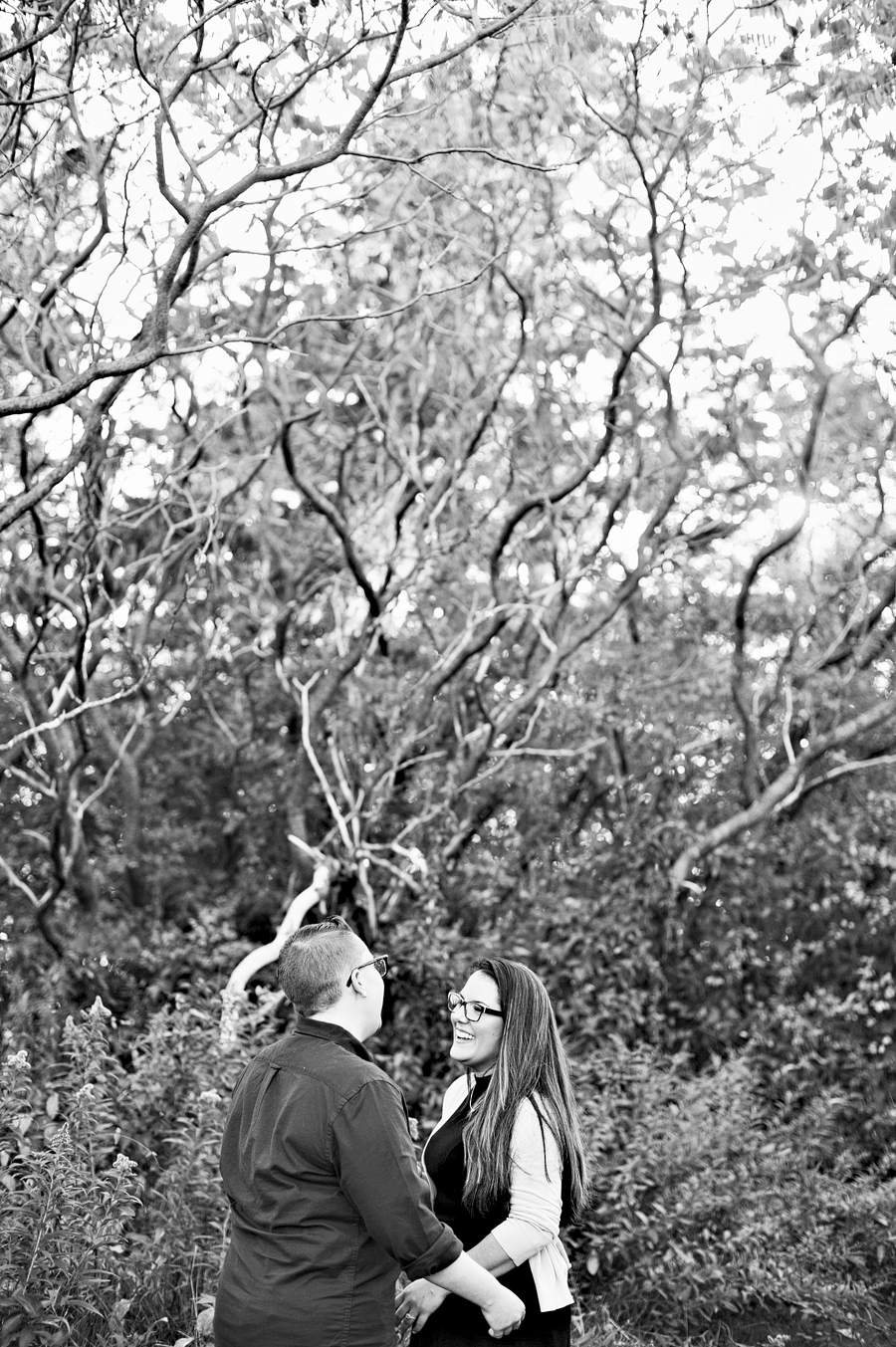 two lights state park engagement photos