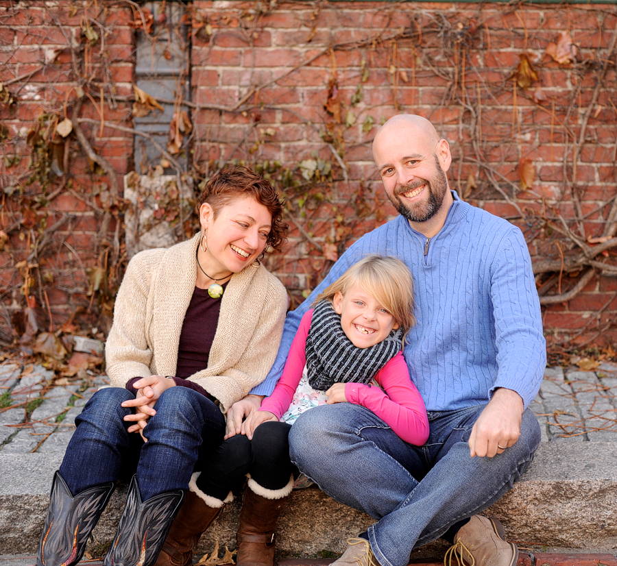 downtown portland, maine family session