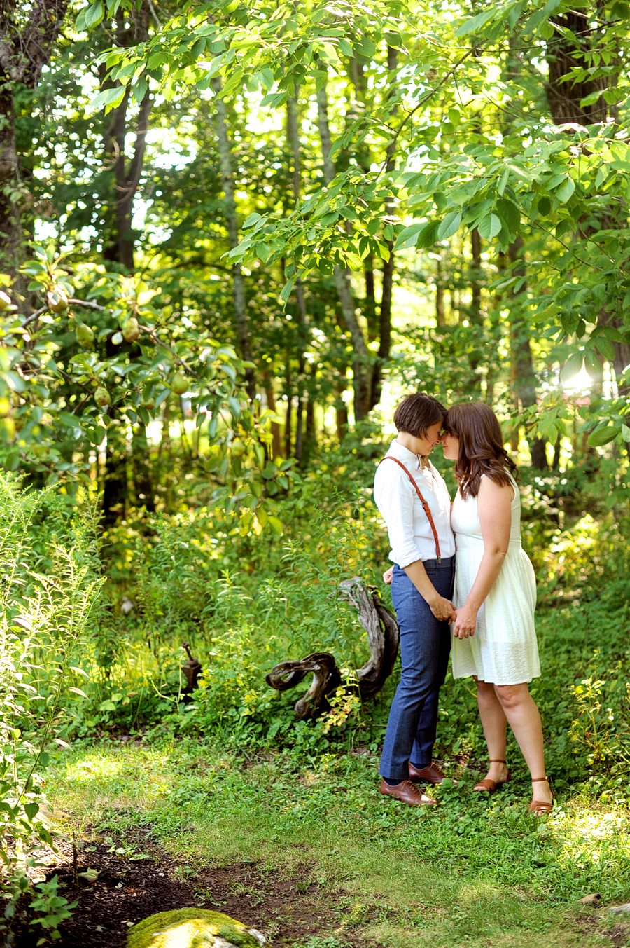 wedding at caswell farm in gray, maine