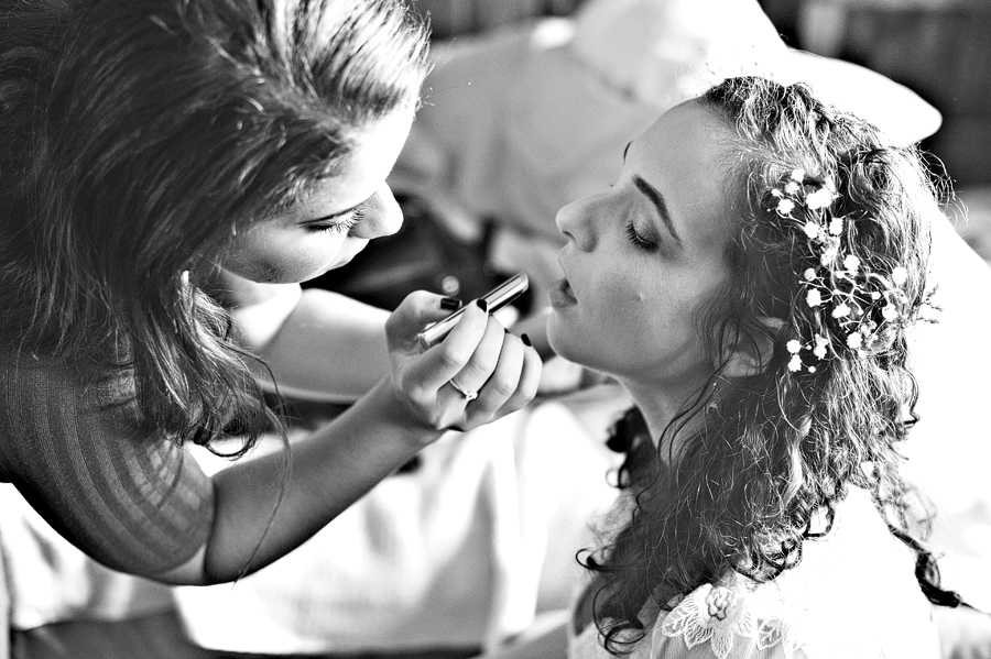 bride getting ready