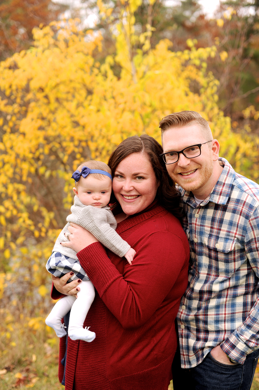 fall family photos in maine
