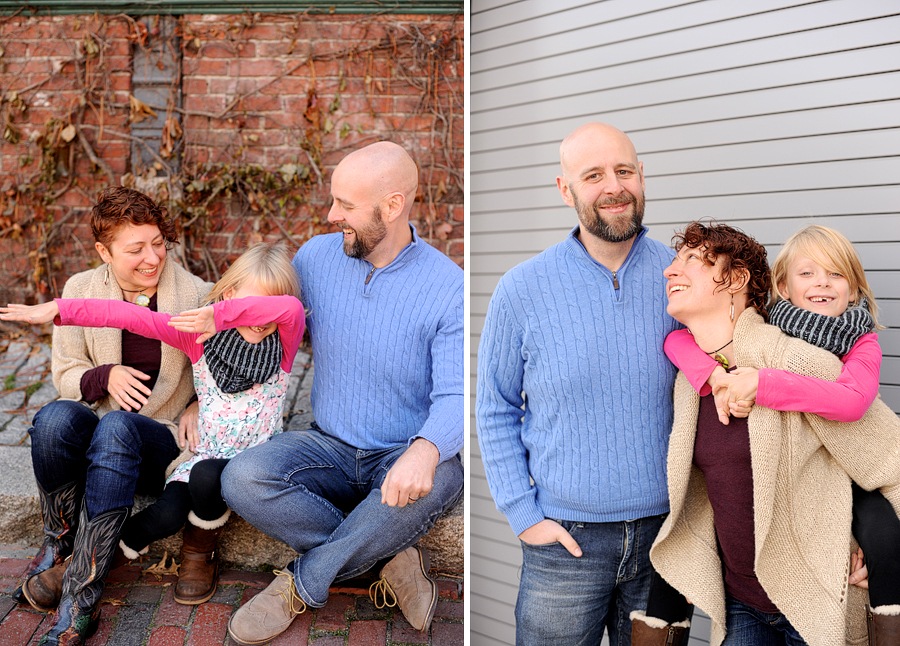 fun family photos in portland, maine