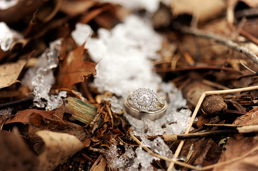 winter wedding ring