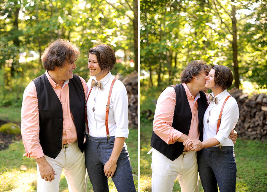 wedding at caswell farm in gray, maine