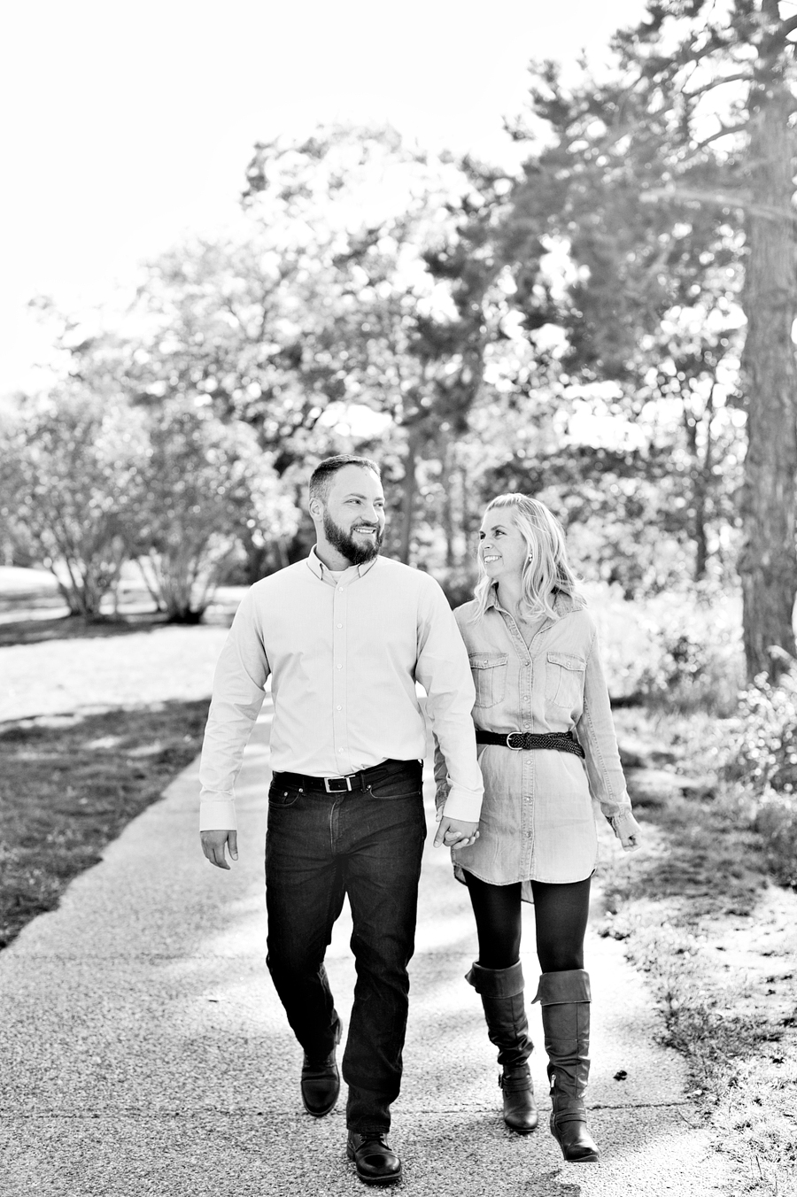 western promenade engagement session