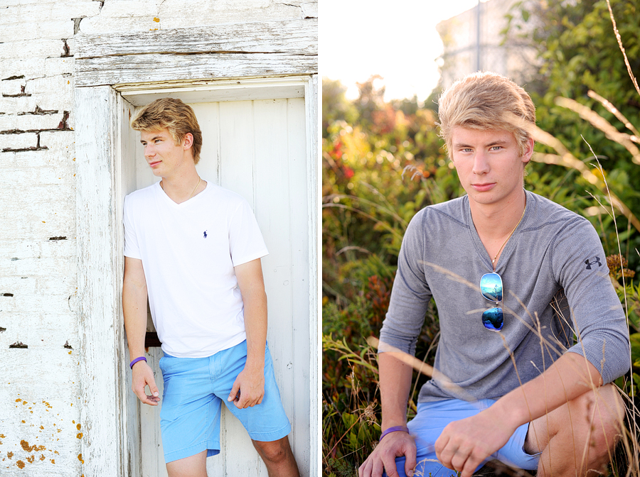 senior photos in cape elizabeth, maine