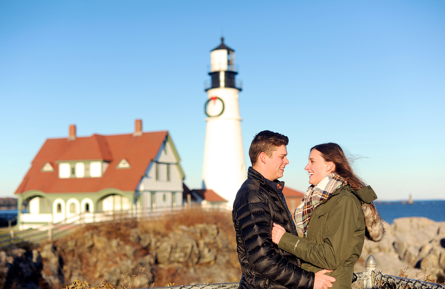 portland head light couple photos