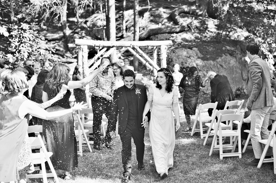 coastal maine backyard wedding