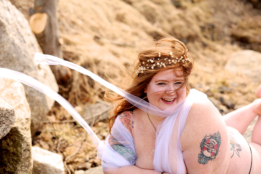 beach boudoir in portland maine