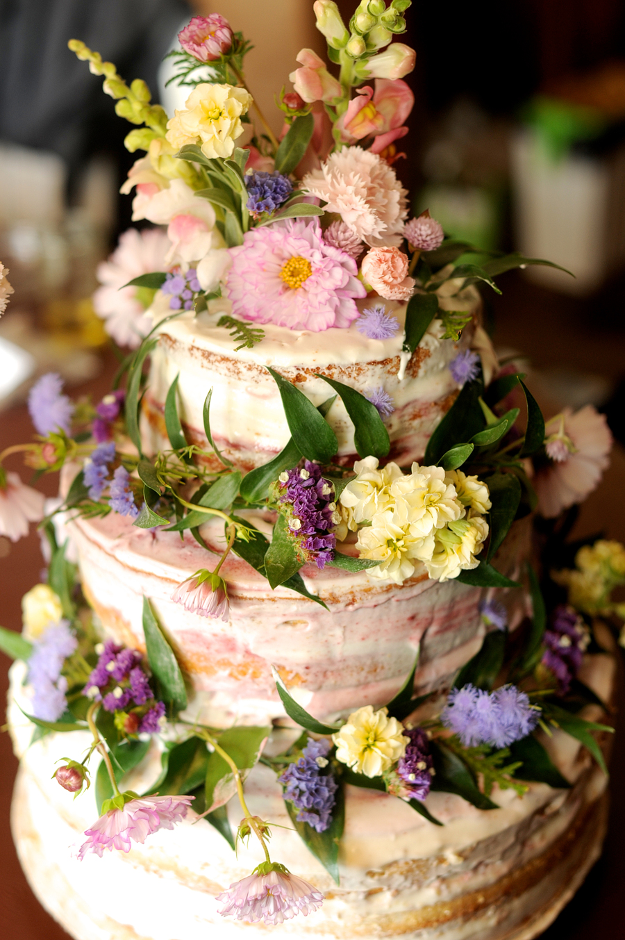 homemade wedding cake