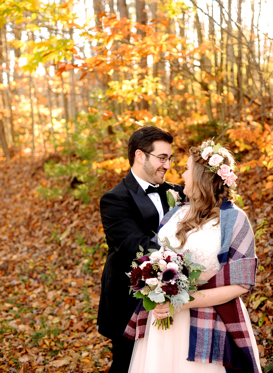 fall wedding in new hampshire