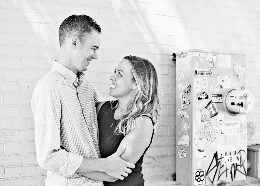 engagement photos in portland's old port