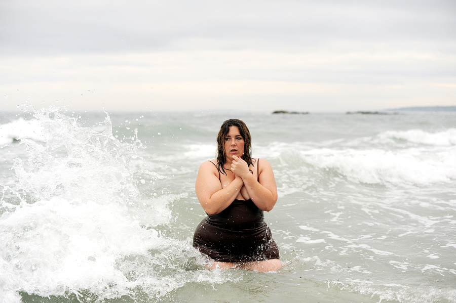 scarborough, maine beach boudoir session