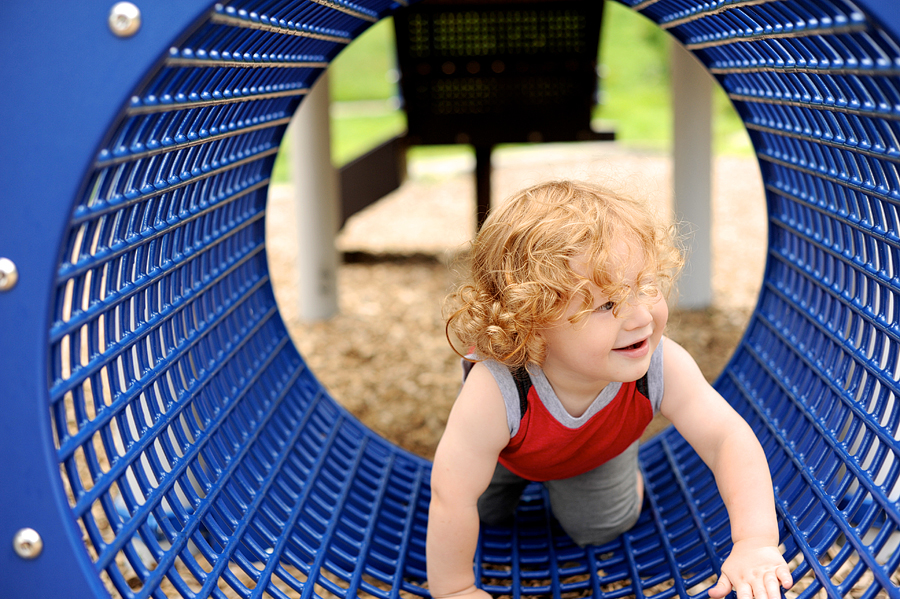 family session at deering oaks park