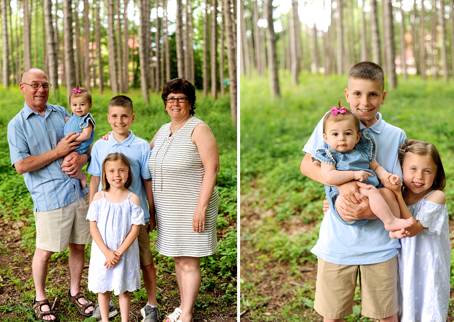family photos in baxter woods
